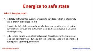 Energize to Safe State - Emergency Shutdown System - Safety PLC Basics