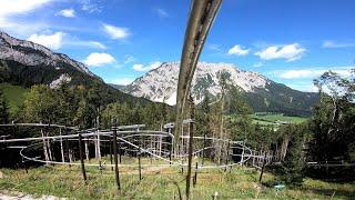 Flying Coaster Rollercoster Zipline Gröbming Stoderzinken 2020 POV Onride