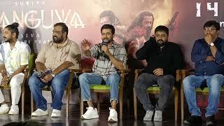 Actor Suriya & Kanguva Team Q & A With Telugu Media | #surya #kanguvamovie