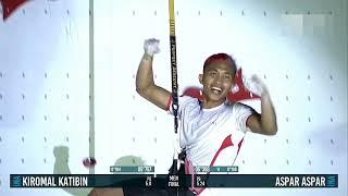 Aspar men world champion speed climbing jakarta 2022