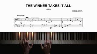 ABBA − The Winner Takes It All − Piano Cover + Sheet Music