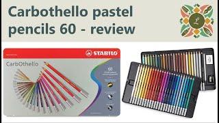 Carbothello pastel pencils - 60 set - full review