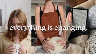 everything has changed | slow living & minimalism