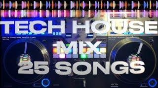 Tech House Mix: 25 Songs - 128 BPM Vibes! Quick Mixing | Pioneer DDJ REV7 Gold