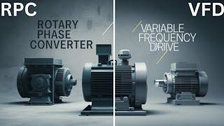 Rotary Phase Convertor (RPC) vs Variable Frequency Drive (VFD) | Which One is Better?