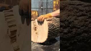 Strong wood splitting #recommended #woodsplitting #woodwooding #woodwork