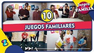 10 JUEGOS DIVERTIDOS para JUGAR en FAMILIA y AMIGOS