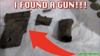 Night Metal Detecting A Old Park For Old Coins Finds A Gun! - Garrett AT Pro