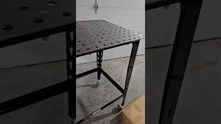 Harbor Freight Welding Table Upgraded with Wheels!