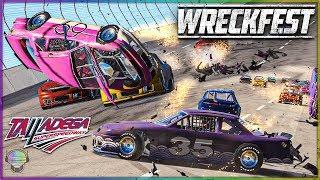 TALLADEGA THROWDOWN! [Pinball+Moon Gravity] | Wreckfest