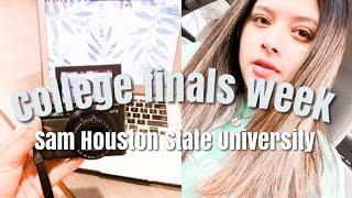 College Finals Week in my Life: Sam Houston State University