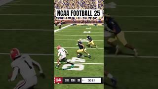 LMAO BRO HAD NO CHANCE! #ncaacollegefootball25 #mikewhitjr