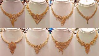 Latest 22k Gold Necklace Design With Price And Weight//Gold jewellery design@Sanchitassimplelife