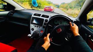 *CLOSE CALL* Honda Civic Type R EP3 VTEC POV CUTTING UP