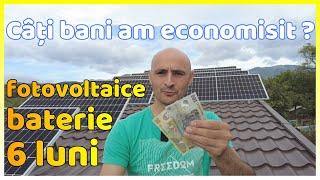 6 luni cu FOTOVOLTAICE și ACUMULATOR. Câți kwh am produs și câți  BANI am economisit. Ce am greșit!