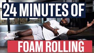 24 MINUTE TOTAL BODY FOAM ROLLING ROUTINE (Follow Along)