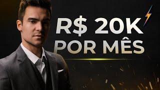 As 3 formas MAIS RÁPIDAS para fazer R$20k por mês