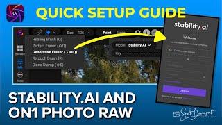 How To Setup Stability AI For ON1 Photo RAW 2025