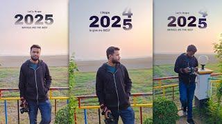 New Year 2025 Creative Photo Editing with Mobile | Lightroom & Picsart