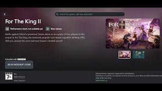 Fix For The King II Not Installing On Xbox App/Microsoft Store On PC