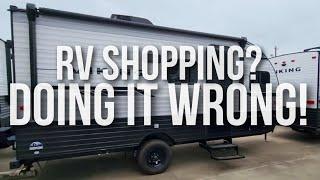 RV SHOPPING the CORRECT WAY!