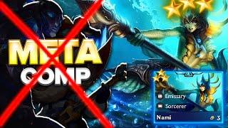 This Emissary Nami Comp DESTROYS the Meta!!! | Teamfight Tactics Set 13