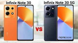 Infinix Note 30 vs Infinix Note 30 5G