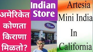 अमेरिकेत कोणता किराणा मिळतो? Artesia Mini India In California Part 3 | Pioneer Cash & Carry