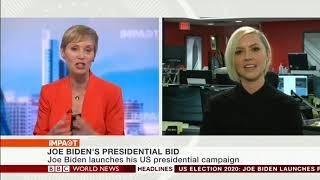 Sister District discusses Joe Biden on BBC World News -