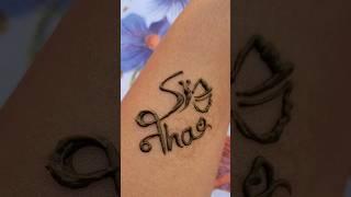 SnehaRequested name/mehendi calligraphy️#mehendi #mehendidesign #viral #tattoo #shorts #short
