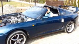 Toyota Supra JZA80 AET NA Auto first drive after RHD to LHD conversion