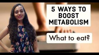 How to boost your metabolism to lose weight naturally | Foods that increase metabolism