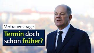 Vertrauensfrage: Termin doch schon früher?  | BR24