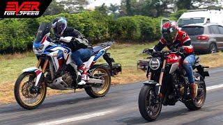 Yamaha RX  Honda CB650R  Africa Twin  CBR600RR  CB1000R DRAG RACING  Track Times 2022