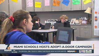 Miami public schools have started the "Adopt-A-Door" campaign to increase school security.