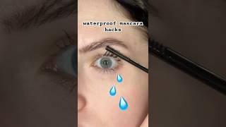 summer makeup hack ️ the EASIEST way to remove waterproof mascara!  #makeuphacks #gurwm