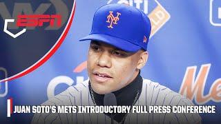 Juan Soto's FULL introductory press conference with the New York Mets | ESPN MLB