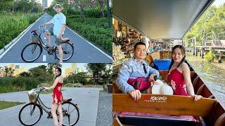 Ep-7 BANGKOK FLOATING MARKET|Cycle kan hawh chhuak..