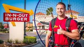 Flying To In-N-Out On My Paramotor!