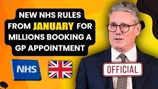 New NHS GP Appointment Rules Starting January 2025 – What UK Seniors MUST Know!