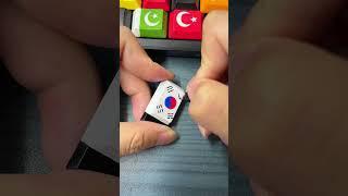 Drawing Korea on the keyboard #shorts #diy #art #keyboard #tiktok #trending #fyp #country