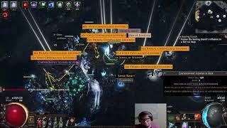 Path of Exile: Leveling Forged Frostbearer Spectre Necromancer día 32 Settlers 3.25 #pathofexile