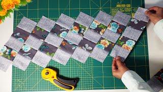 Patchwork in an amazing way | Easy sewing for beginners