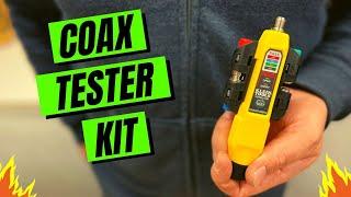 Test 4 different cable circuits at once! Klein Tools Explorer 2 Coax review