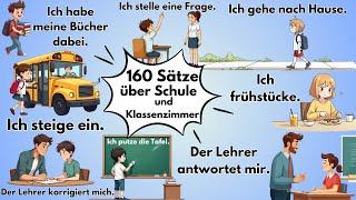 Learn German A1: 160 Sentences About School and Classroom