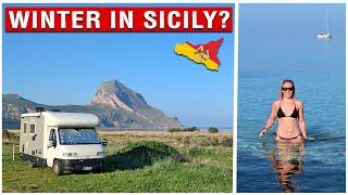 S24EP42 | Did  we make the RIGHT decision to come here? Van life SICILY in Winter..