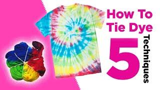 How to Tie-Dye at Home Like a Pro - Try These 5 Easy Techniques!