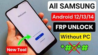 Samsung FRP Bypass 2024 | Android 12-13-14 | New Security 2024 Frp Lock Removal Samsung | Bypass Frp