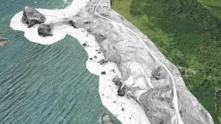 Gold Beach To Port Orford, Oregon, Slope Map and Aerial Imagery Draped On 0.5-m Bare Earth Lidar