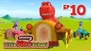 Vroom Vroom! Dino Cars | Dinosaur Cartoon | Pinkfong Dinosaurs for Kids